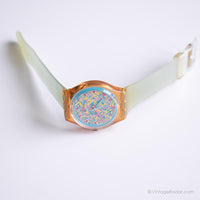 1989 Swatch GP100 Rosiohip reloj | Vintage de los 80 coleccionables Swatch Caballero
