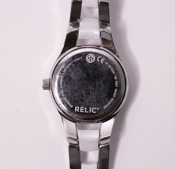 Tiny Relic Watch with White Dial & Bezel | Relic Fossil Women's Watch ...