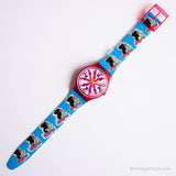 Vintage 1991 Swatch GR112 CHICCHIRICHI Watch | 90s Colorful Swatch
