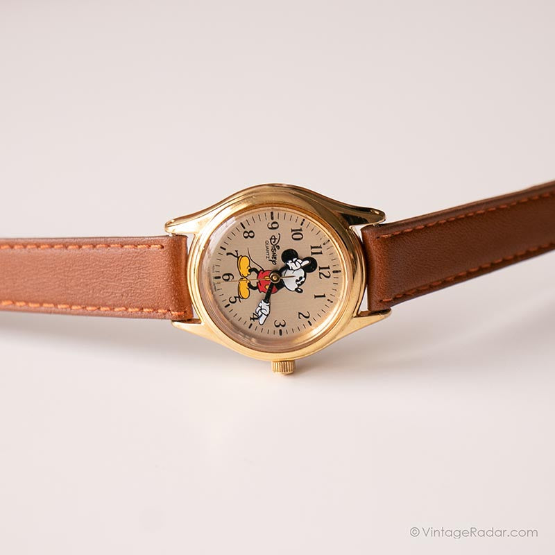 Vintage Mickey Mouse Watch By Disney Japan Quartz Watch For Her