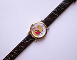 Lechón vintage y Winnie the Pooh Amistad Disney reloj con correa única