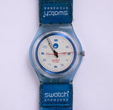 2002 POWDER SNOW SKN107 Snowpass Swatch | Swatch Access Watch - Vintage Radar