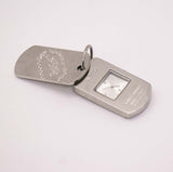 Marc Ecko NYC -Schlüsselbund Uhr | Silberton-Vintage-Designer Uhr