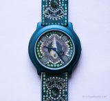 Orologio a mosaico mandala blu vintage | Boemian Life di Adec Quartz Watch