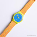 1992 Swatch GJ109 Chaise Longue orologio | Giallo vintage Swatch