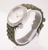Marc Ecko Mechón de pulsera grande de 45 mm de tonos plateados | Diseñador vintage reloj