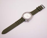 Marc Ecko 45 mm großes silbertonem Armbanduhr | Vintage Designer Uhr