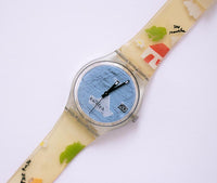 1999 DIBUJOS GK420 Swatch reloj | Antiguo Swatch reloj Recopilación