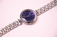 Navy Blue Dial Silver-tone Relic by Fossil Watch for Women Vintage
