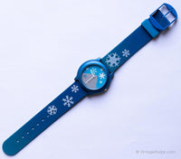Blue Winter Snowflakes Life by Adec Watch | Citizen Japan Quartz Watch