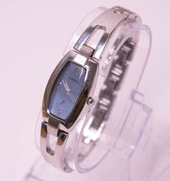 Blaues Rechteck Fossil F2 Uhr für Frauen | Vintage -Kleid Uhr