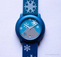 زرقاء شتاء الثلج الحياة من ADEC ساعة | Citizen ساعة الكوارتز اليابان