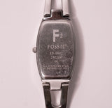 Rectangulaire bleu Fossil F2 montre Pour les femmes | Robe vintage montre