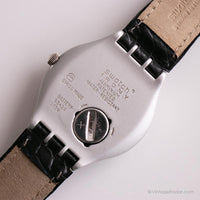 Vintage 1995 Swatch YGS1004 CRAZY ALPHABET Watch | Black Swatch Watch