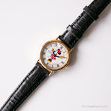 Elegante Disney reloj por Pulsar | Tono de oro vintage Minnie Mouse reloj