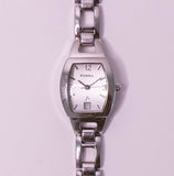 Minimalistischer Silber-Ton Fossil Damen Uhr | Vintage Branded Uhr