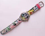 Rare Vintage Mickey Mouse & Minnie Mouse Disney Luxury Wristwatch