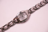 Tone argenté minimaliste Fossil aux femmes montre | Marquée vintage montre