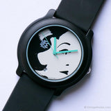 Orologio Adec in bianco e nero vintage | Giappone Quartz Ladies Watch