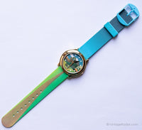 Colorida vida vintage de Adec reloj | Cuarzo de tono de oro reloj por Citizen