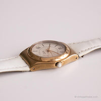 1997 Swatch YLG109 Malako montre | Tone d'or vintage Swatch Ironie