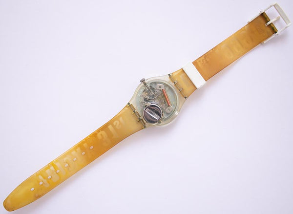 WHITE CARD GK302 Vintage Swatch Watch | 1999 Swatch Watches – Vintage Radar