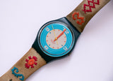 1992 Cancun GN126 Swatch Uhr | 90er Jahre Vintage Swatch Uhr