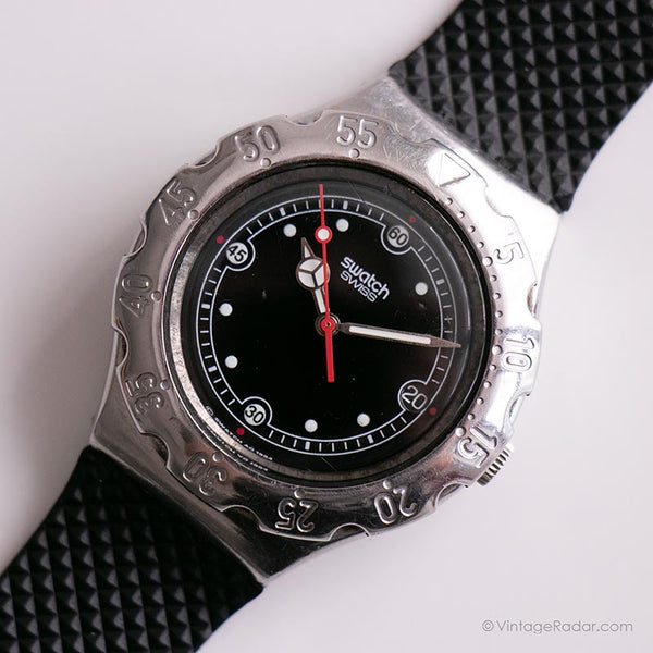 1994 Swatch YDS401 LAVA ROCK Watch Vintage Swatch Irony Scuba