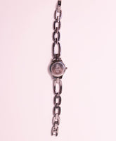 Purple-Dial Fossil F2 Vintage Watch for Women | Vintage Dress Watch