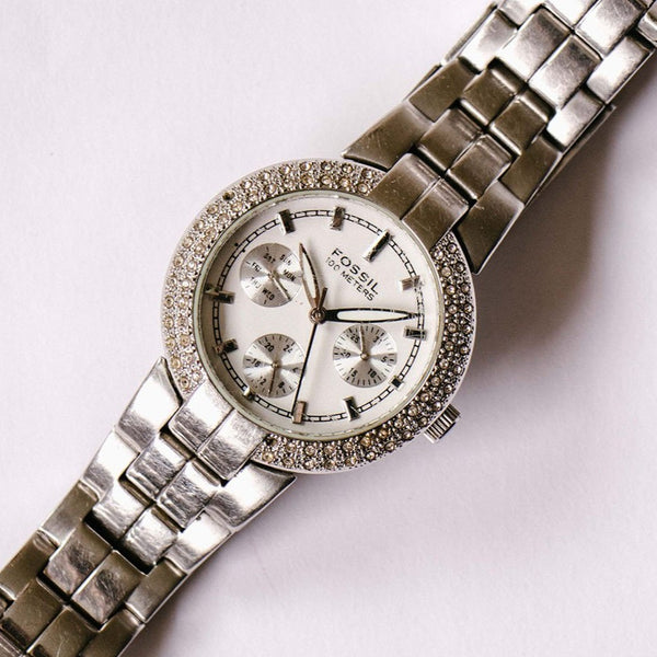 Luxury Chronograph Fossil Watch | Stainless Steel BQ-9291 Fossil Quartz - Vintage Radar