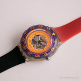Vintage 1990 Swatch SDK103 Hyppocampus reloj | Esqueleto Swatch Scuba