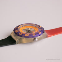 Vintage 1990 Swatch Orologio SDK103 Hyppocampus | Scheletro Swatch Scuba