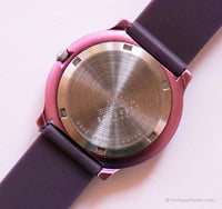 Vintage Purple Adec Watch for Women | Colorful Citizen Quartz Watch