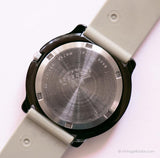 Vintage Black-Case Adec Watch | Bohemian Black & White Quartz Watch