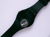 1990 Black Classic Vintage Swatch Watch  | NERO GB722 Swatch Vintage