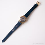 Azul vintage Mickey Mouse reloj para ella | Lorus Cuarzo de Japón reloj