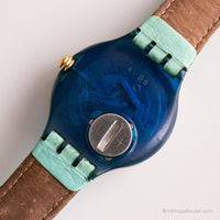 1994 Swatch Sdn109 en vague Uhr | Vintage Blue Swatch Scuba
