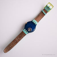 1994 Swatch Sdn109 en vago reloj | Azul vintage Swatch Scuba