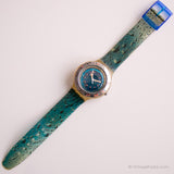 Vintage 1995 Swatch SDK123 Waterndrop Watch | Blu Swatch Guadare