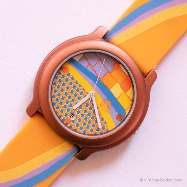 Life Orange par ADEC montre | Adec vintage par Citizen Quartz montre