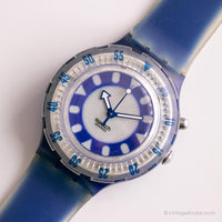 Vintage 1997 Swatch SDN903 Fish Eye montre | Bleu Swatch Scuba