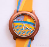 Life naranja de Adec reloj | Vintage Adec por Citizen Cuarzo reloj