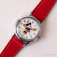 Lorus V515-6080 A1 Disney مشاهدة | حزام أحمر Minnie Mouse راقبها