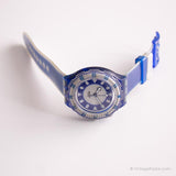Vintage 1997 Swatch Sdn903 ojo de pescado reloj | Azul Swatch Scuba