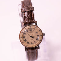 Classic Vintage Relic by Fossil Women's Watch with Brown Leather Strap