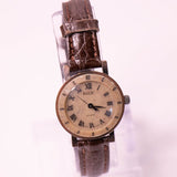 Vintage clásico Relic por Fossil De las mujeres reloj con correa de cuero marrón