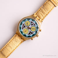 Vintage 1993 Swatch SCK106 BREEZA DE LONMON reloj | Amarillo Swatch Chrono