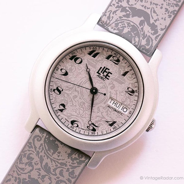 Vintage Silver-tone Adec Automatic Watch | Citizen Automatic Watch