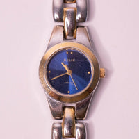 Dial blu vintage Relic Folio femminile orologio resistente all'acqua 30m