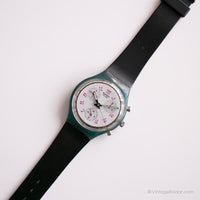 1991 Swatch SCN103 JFK reloj | Antiguo Swatch Chrono reloj